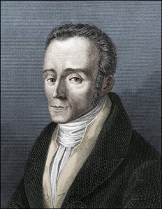 イタリアの作家、シルビオ・ペッリーコの肖像（1789～1854年 作： Unknown artist