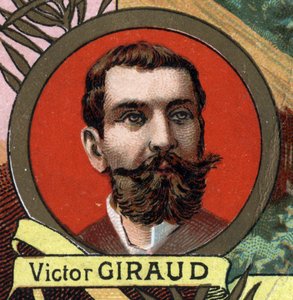 19世紀のフランス人旅行者Victor Giraudの肖像。 作： Unknown artist