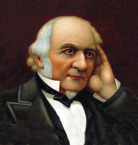 イギリスの政治家、ウィリアム・エワート・グラッドストーン（1809-1898）の肖像 作： Unknown artist