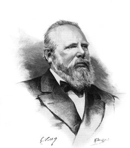 ウィリアム3世（1817-1890）オランダ（Holland）王の肖像。"Le monde illustrious "に掲載されたエングレーヴィング 作： Unknown artist