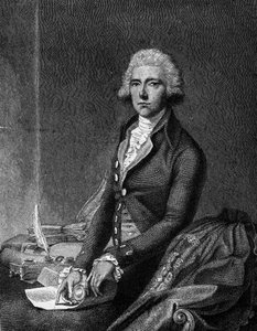 イギリスの政治家、ウィリアム・ピット（第2のピットと呼ばれた）（1759～1806年）の肖像。 作： Unknown artist