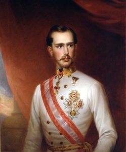 オーストリア皇帝フランシス・ヨーゼフ1世（1830年～1916年）の肖像。匿名の絵画。ミラノ、リソルジメント博物館 作： Unknown artist