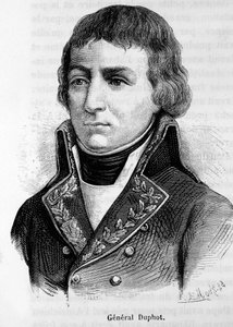 フランスの将軍レオナール・マチュラン・デュポトの肖像。(1769-1797). 作： Unknown artist