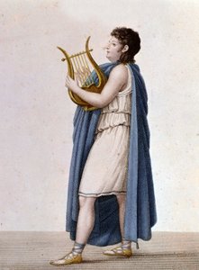 フランスのテノール歌手アドルフ・ヌリット（1802-1839）が、クリストフ・グロックの同名作品でオルフェウス役を演じた際のポートレート。