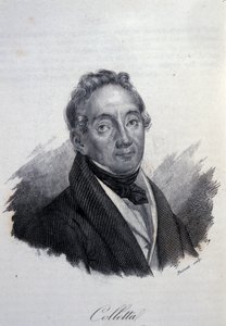 イタリアの愛国者・歴史家ピエトロ・コレッタ（1775-1831）の肖像 19世紀のエングレーヴィング 作： Unknown artist