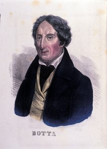 イタリアの医師であり政治家でもあったカルロ・ボッタ（1766-1837）の肖像。 作： Unknown artist