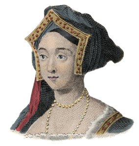 ヘンリー8世の妻、イングランド女王ジェーン（ジャンヌ）・シーモア（1509-1537）の肖像 作： Unknown artist