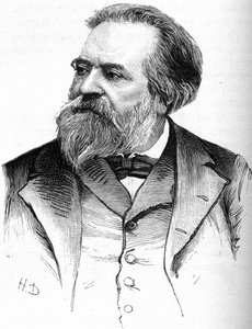 作家ポール・ボカージュ（1822-1887）の肖像
