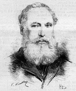 画家エドゥアール・ド・ボーモン（1821-1888）の肖像。 作： Unknown artist