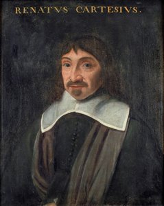 哲学者ルネ・デカルト（1596-1650）の肖像、匿名。油彩・キャンバス 作： Unknown artist