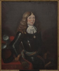 アレクサンドル・ド・クールランド王子 - アレクサンドル・ド・クールランド王子（1658-1686）の肖像、匿名 .キャンバスに油彩、17世紀後半。寸法 : 90x74 cm.ストックホルム国立博物館 作： Unknown artist
