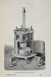 W.トムソンの四分儀電気計 - Emile Desbeauxの "La physique populaire "にて 作： Unknown artist