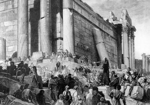 イタリアの政治・宗教改革者であるアルノー・ド・ブレシア（Arnaldo da Brescia）（1090 - 1155）の説教中の姿を表したもの。1145年、追放された教皇ユージーン3世に対する反乱をローマで説き、ローマ共和国の復活を目指した 作： Unknown artist