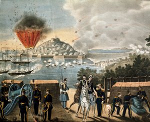 リソルジメント-ジュゼッペ・ガリバルディ（1807-1887）の「千人隊」「赤シャツ隊」の遠征-イタリア・ゲーテの包囲戦 作： Unknown artist