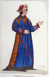 Robert of France, Count of Clermont (1256-1318).カペーの王子。 作： Unknown artist