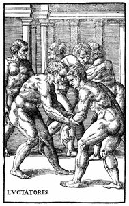 ローマの力士-「Hieronymi Mercurialis de Arte Gymnastica」ベニス版に掲載 作： Unknown artist