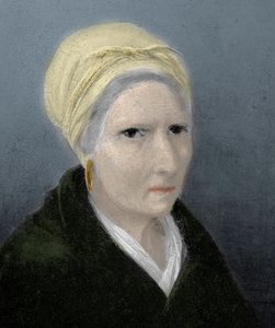 Rosa Raimondi (1776-1852) Giuseppe Garibaldiの母 - 無名の絵画の後に描かれたドローイング。