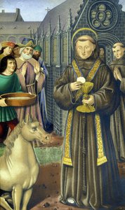 パドヴァの聖アンソニー（san antonio di padova） - ブルターニュのアンの時祷書による 作： Unknown artist