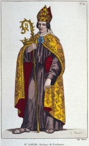 トゥールーズのサン・ルイ、またはアンジューのサン・ルイ。トゥールーズ司教のサン・ルイ（1274年から1297年）の小さな甥っ子。