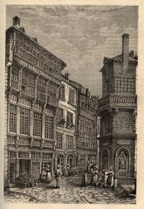 サン・マロ（Saint-Malo）デュゲイ・トルアン（Rene Dugay-Trouin）の家 - 「PATRIE」の刻印 - DESCRIPTION PECTUREQUIREQUE DE LA FRANCE EN 6 VOLUES BY LUCIEN HUARD - 19世紀末