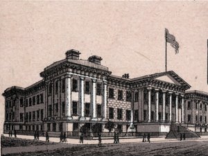 アメリカ・サンフランシスコ：アメリカ合衆国造幣局の風景（「世界図説168景」より） 未発表（19世紀後半 作： Unknown artist