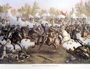 分離独立戦争（1861～1865年）またはアメリカ南北戦争：10月19日 作： Unknown artist