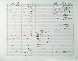 カール・アウグスト・カンナビッチ作曲「大交響曲」（作品8）の楽譜ページです。 作： Unknown artist