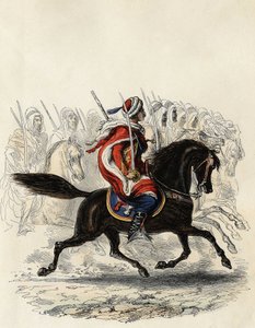 1834年にアルジェ県、1836年にオラン県、1835年にボーン県のために訓練されたアラブ系騎兵を中心に構成されたスパイス（フランス軍のインド系騎兵隊）は、Leon Galibertの「L