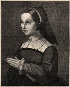 St Jane Frances de Chantal - Sainte Jeanne-Francoise (Jeanne Francoise Fremyot, Baroness of Rabutin de Chantal)の肖像 by Chantal Visitation Founder (1572-1641) (Portrait of Saint Jane Frances de Chantal (Jeanne-Francoise Fremyot, Baroness of C 作： Unknown artist