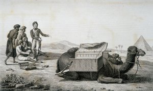 手術の様子。ラレー医師 - インペリアル・エディションの「エジプトの記述」より 作： Unknown artist