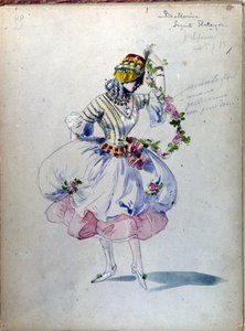 スペードの女」。ピョートル・イリイチ・チャイコフスキー（またはチャイコフスキー）が1890年に作曲したオペラ。 作： Unknown artist