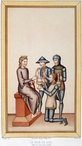 シバの女王 - "Sumptuary Arts, History of Costume and Furniture "にて 作： Unknown artist