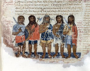 ダビデ王の軍隊に敗れたゲアンツ（レファイムまたはネフィリム）の軍隊 "Codex de l