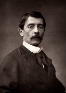 1881年のパリサロンで撮影されたアーティストのピエールオーギュストブルネットホール 作： Unknown