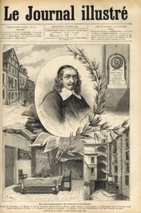 ピエール・コルネイユの200年祭 - Le bicentenaire de Pierre Corneille - 1884年の "Le journal illustrious "に掲載された彫刻。 作： Unknown artist