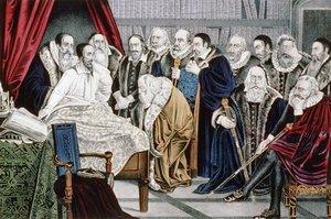 1564年5月24日、カルヴァン（1509年～1564年）の死。 作： Unknown artist