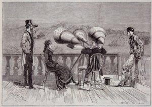 トーマス・エジソンのメガホン - 1878年「ラ・ネイチャー」掲載 作： Unknown artist
