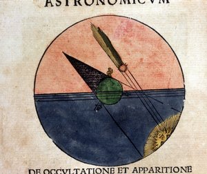 彗星の現象 - 16世紀の論文「Astronomicon caesarum」より 作： Unknown artist