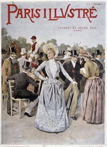 レースの観戦者 - "Paris Illustré "にて 作： Unknown artist