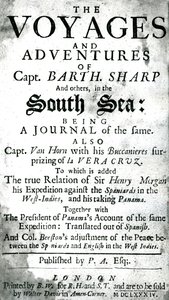 キャプテン・バーソロミュー・シャープらの南海での航海と冒険（1684年頃 作： Unknown artist