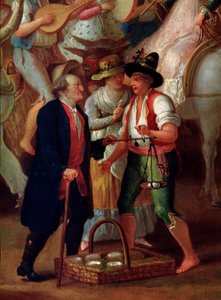 モッツァレラを売る旅人 匿名の絵画19世紀 ナポリ、サンマルティーノ美術館 作： Unknown artist