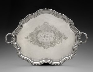 トレイ、c。 1855年（シルバープレート） 作： Unknown artist