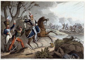 アルブエラの戦いで捕虜となった2人のフランス人将校 - エドワード・オルネ著「歴史・軍事・海軍の逸話」にて 作： Unknown artist