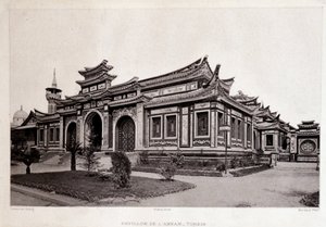 1889年パリ万国博覧会-トンキン・アンナム館（Pavillon de l