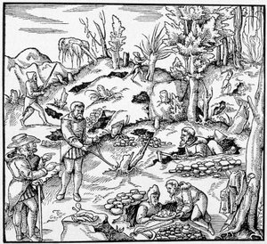魔法のバケツを使って大地の宝を探す-アグリコラの「鉱山の書」にて