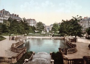 ディジョンの眺め：正方形と正方形のダルシー。フォトクローム V.1890 作： Unknown artist