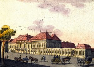 オーストリア・ウィーン市街の眺め（1820年の版画 作： Unknown artist