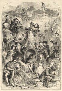 ウォルター・スコットのキャラクター - ウォルター・スコットの小説（1771年～1832年）の主な登場人物 - 1871年のエングレーヴィング
