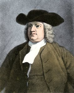 ウィリアム・ペン(1644-1718) 1682年、ペンシルベニア州の創設者であるイギリスのクエーカー教徒(エングレーヴィング)