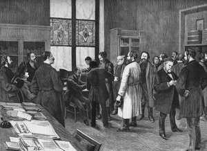 1886年にルイ・パスツールのキャビネットにあった。 作： Unknown artist
